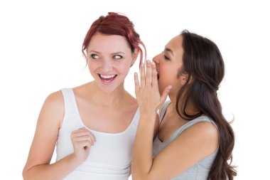 iki genç bayan arkadaş dedikodu Close-Up