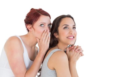 iki genç bayan arkadaş dedikodu Close-Up