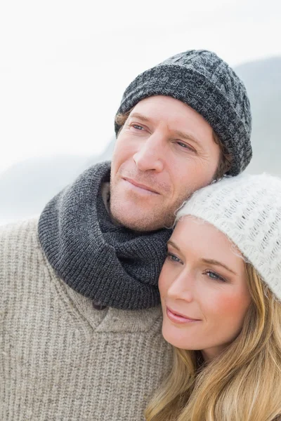 Close-up of a romantic young couple — Stock Photo, Image