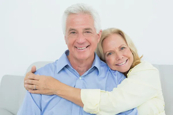 Happy romantic senior couple — Stock Photo, Image