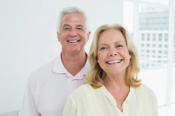 Happy senior couple at home — Stock Photo, Image