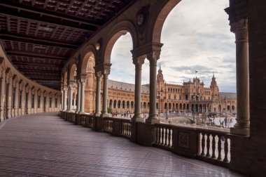 Seville İspanya plaza sütunlar Salonu
