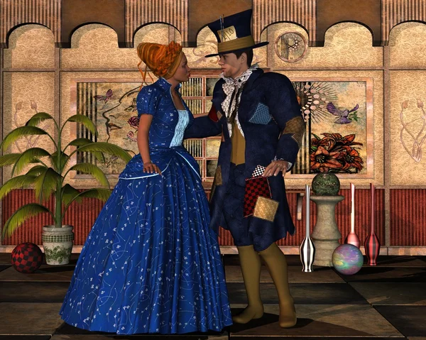 Birbirine aşık çift