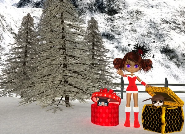 ormandaki yeni yıl kutlama