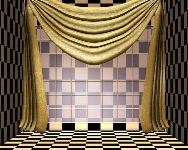 Sarı tonlarında Oda