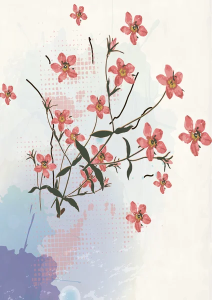 塗られた花 — ストック写真