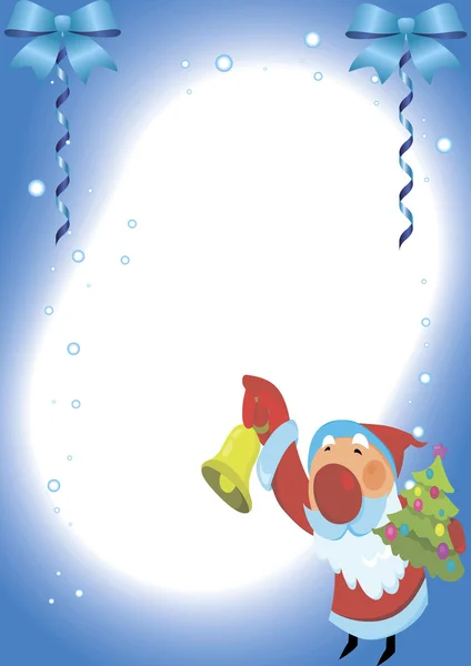 Çanı olan Noel Baba.