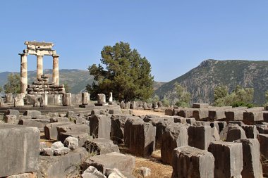 kırsal Yunan delphi Tapınağı