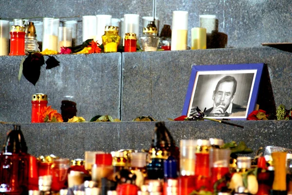 President Vaclav Havel Funeral Tribute — Stock Photo, Image