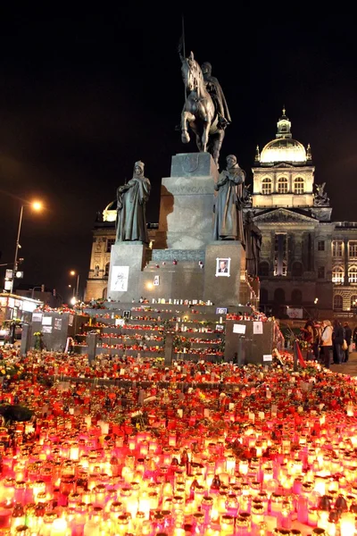 President Vaclav Havel Funeral Tribute — Stock Photo, Image