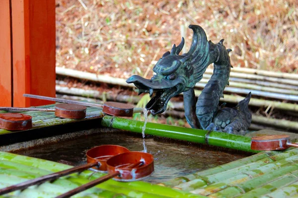 Japanischer alter Tempelgarten — Stockfoto