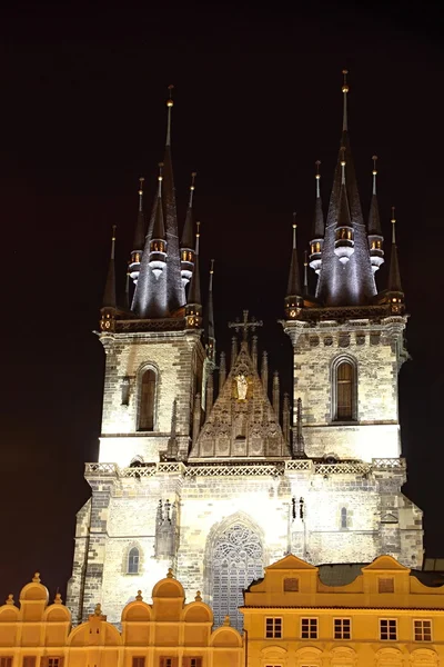 Prague at Night, Czech republic — Stock Photo, Image