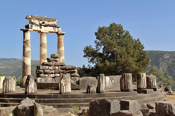 Tempio rurale greco di Delfi — Foto Stock