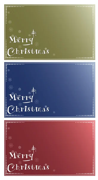 Merry Christmas Card — Stock Vector