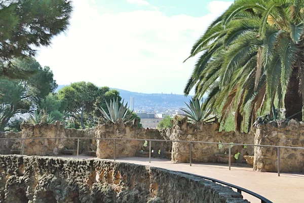 Parc Güell, barcelona, Hiszpania — Zdjęcie stockowe