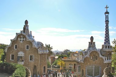 Parc guell, Barselona, İspanya