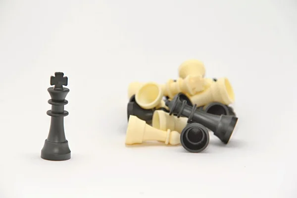 Σκάκι ειδώλια — Φωτογραφία Αρχείου