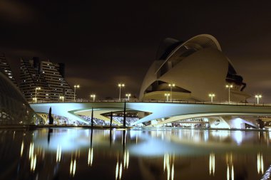 cidade de Valência, à noite, Espanha