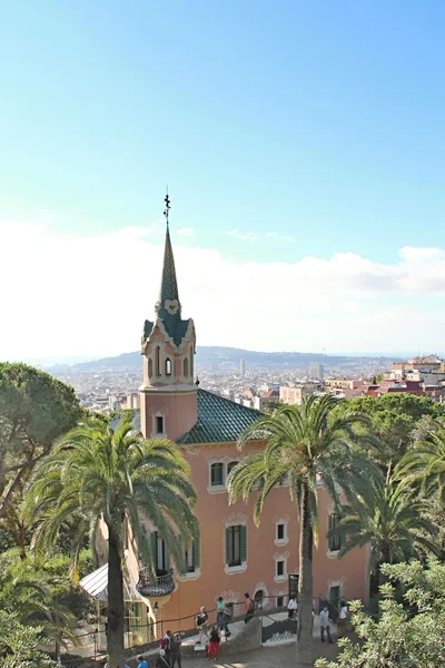 Park Güell, Barcelona, Spanien — Stockfoto