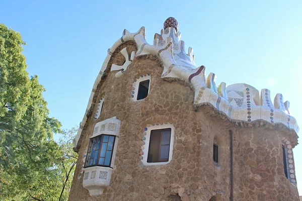 Park Guell, Barcelona, Spanyol — Stok Foto