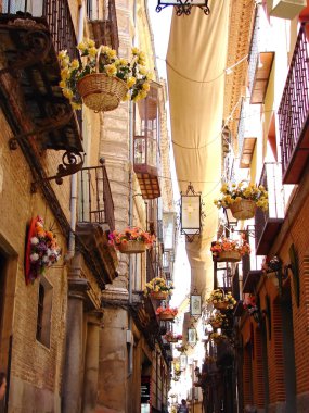 sevilla, İspanya sokaklarında
