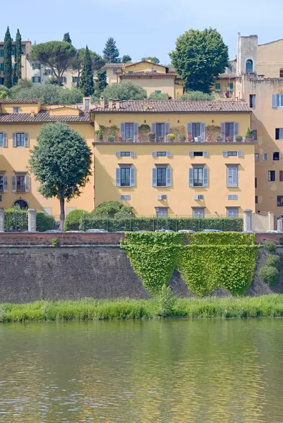 Florence river bank view — Stock Photo, Image