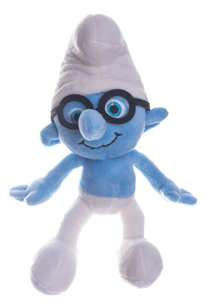 Plysch smurf Stockfoto