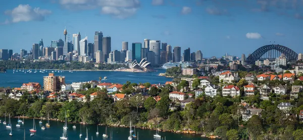 Panorama Sydney Harbour — Zdjęcie stockowe