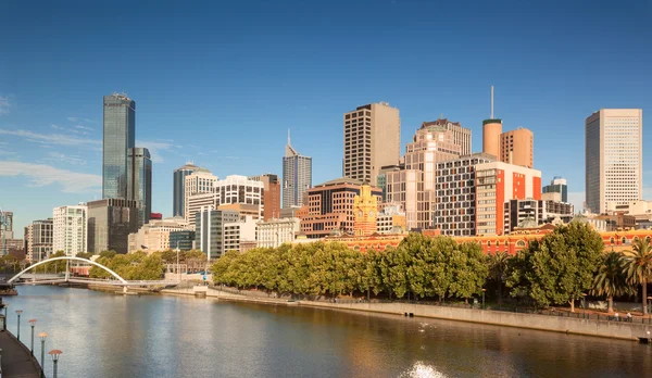 Melbourne from Southbank — Stock Photo, Image