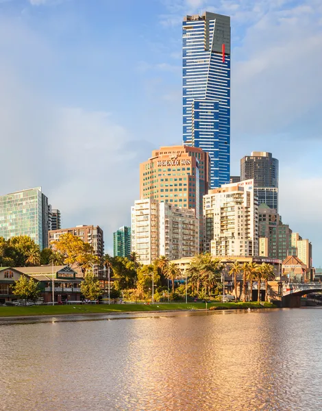 Panoramę Melbourne — Zdjęcie stockowe