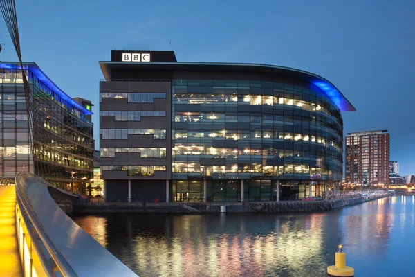 Salford Quays Media City — Stock Photo, Image