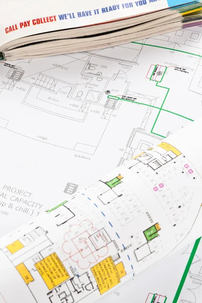 Rysunki układu Architecs — Zdjęcie stockowe