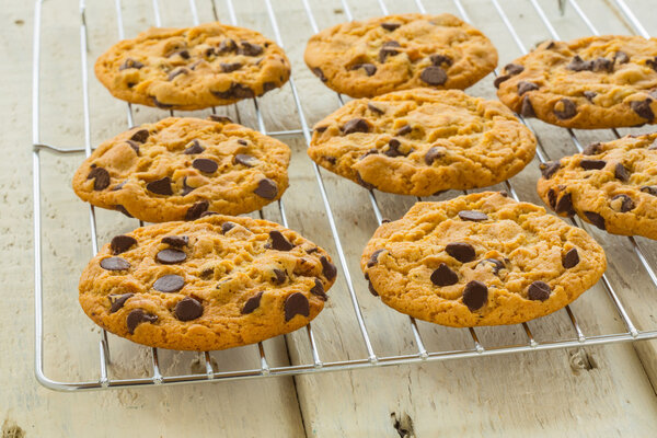 Печенье с шоколадной крошкой