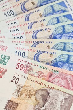 South African currency clipart