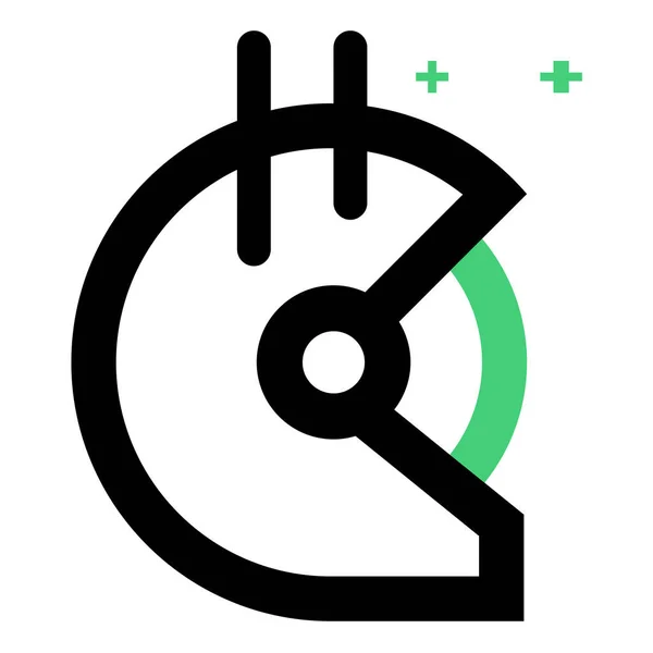 Gitcoin Gtc Simbolo Simbolo Criptovaluta Logo Moneta Icona Isolata Sfondo — Vettoriale Stock