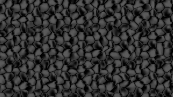 Бесшовный Рисунок Черных Фигур Похожих Булыжники Темный Баннерного Дизайна Векторная — стоковый вектор