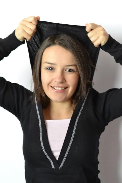 hood ile genç kız