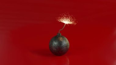 Yanan bir fitili olan bomba patlamayacak.