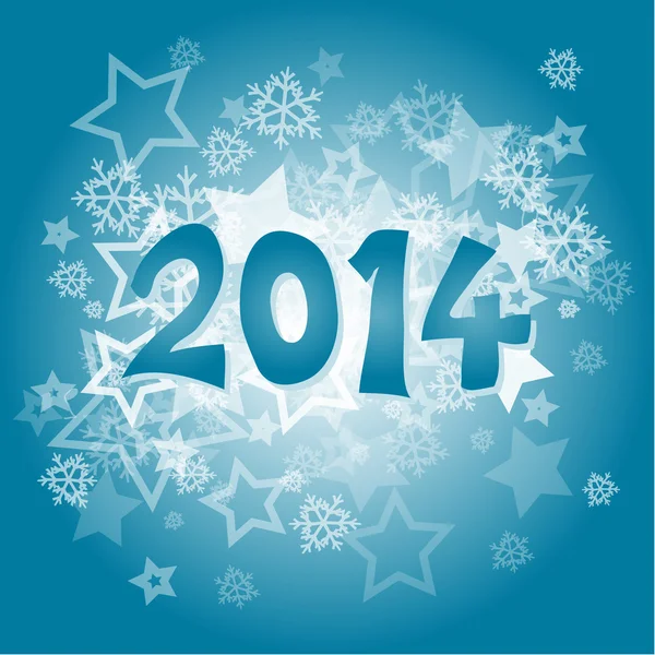 Nuevo año 2014 — Vector de stock