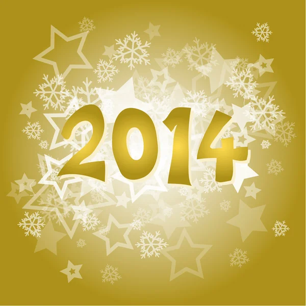 Neues Jahr 2014 — Stockvektor