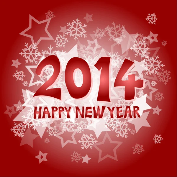 Nuevo año 2014 — Archivo Imágenes Vectoriales
