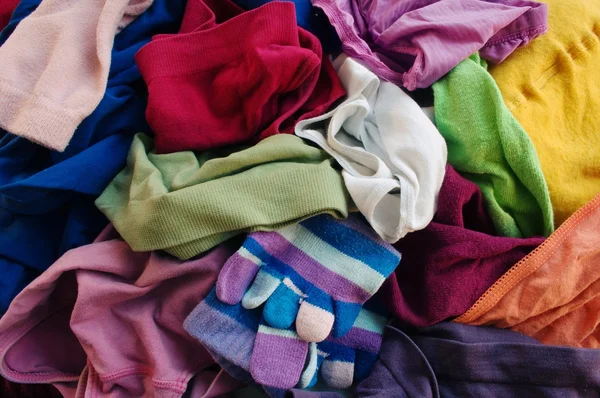 Kolorowe ubrania — Zdjęcie stockowe