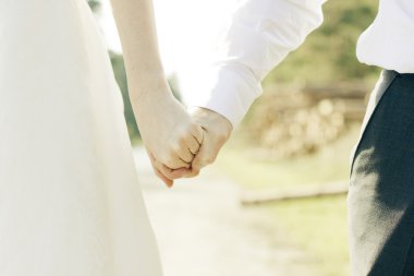 Çift el ile birlikte düğün