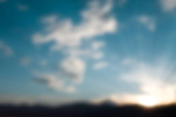 Güneş Batmadan Önce Mavi Gökyüzünün Mavisi Günbatımı Arka Planı — Stok fotoğraf