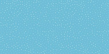 Beyaz kar mavi arka plan deseni ya da dokusu üzerine düşüyor. Noel tebrik kartı ya da afiş için kar yağışı dokusu. Vektör illüstrasyonu.