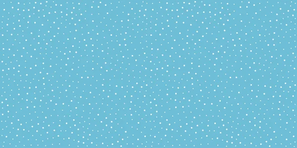 White Snow Falling Blue Background Pattern Texture Snowfall Texture Christmas — Stockvektor