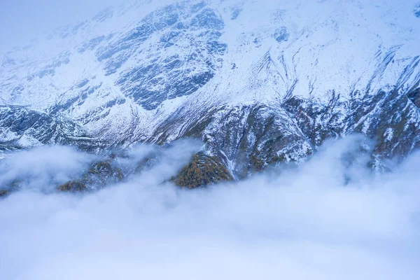 High Mountain Mist Cloud — Stock Photo, Image
