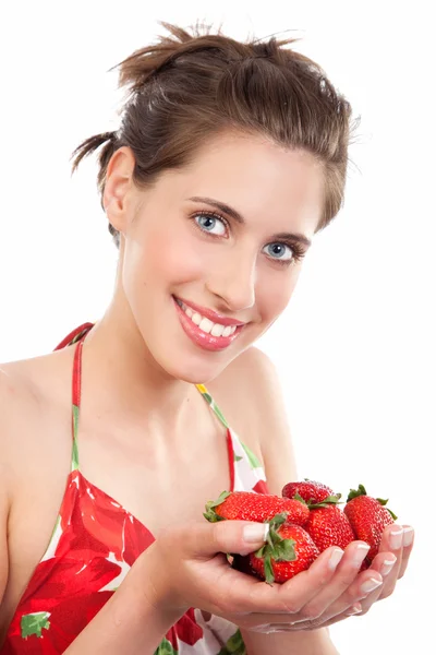 Me encantan las fresas — Foto de Stock