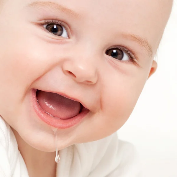 Crecimiento de los primeros dientes — Foto de Stock