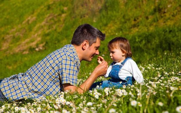 Picking flowers — Stock Photo, Image